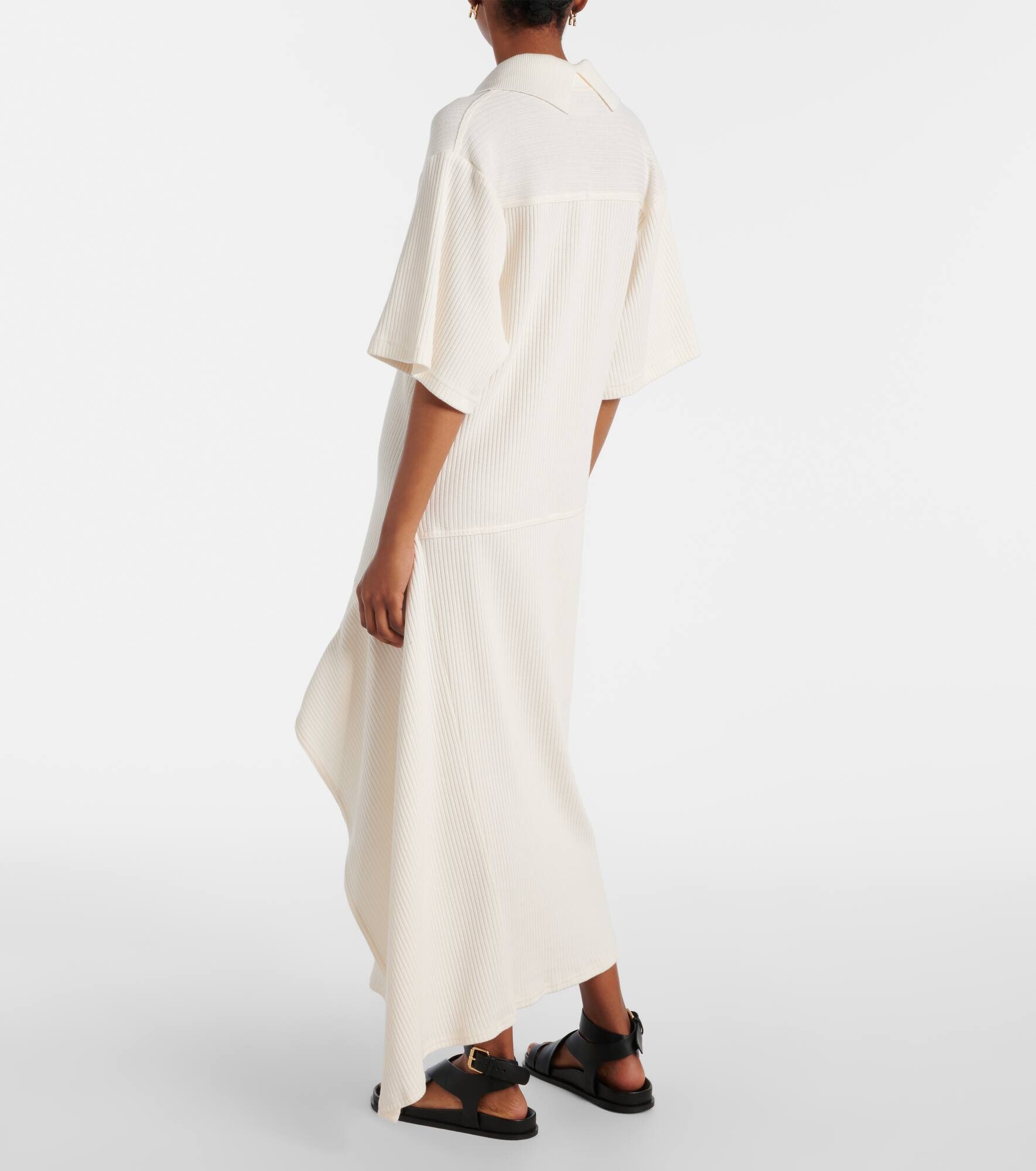 Cotton midi dress - 3