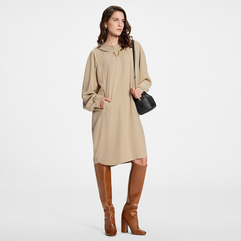 Louis Vuitton Batwing Sleeve Hoodie Dress outlook
