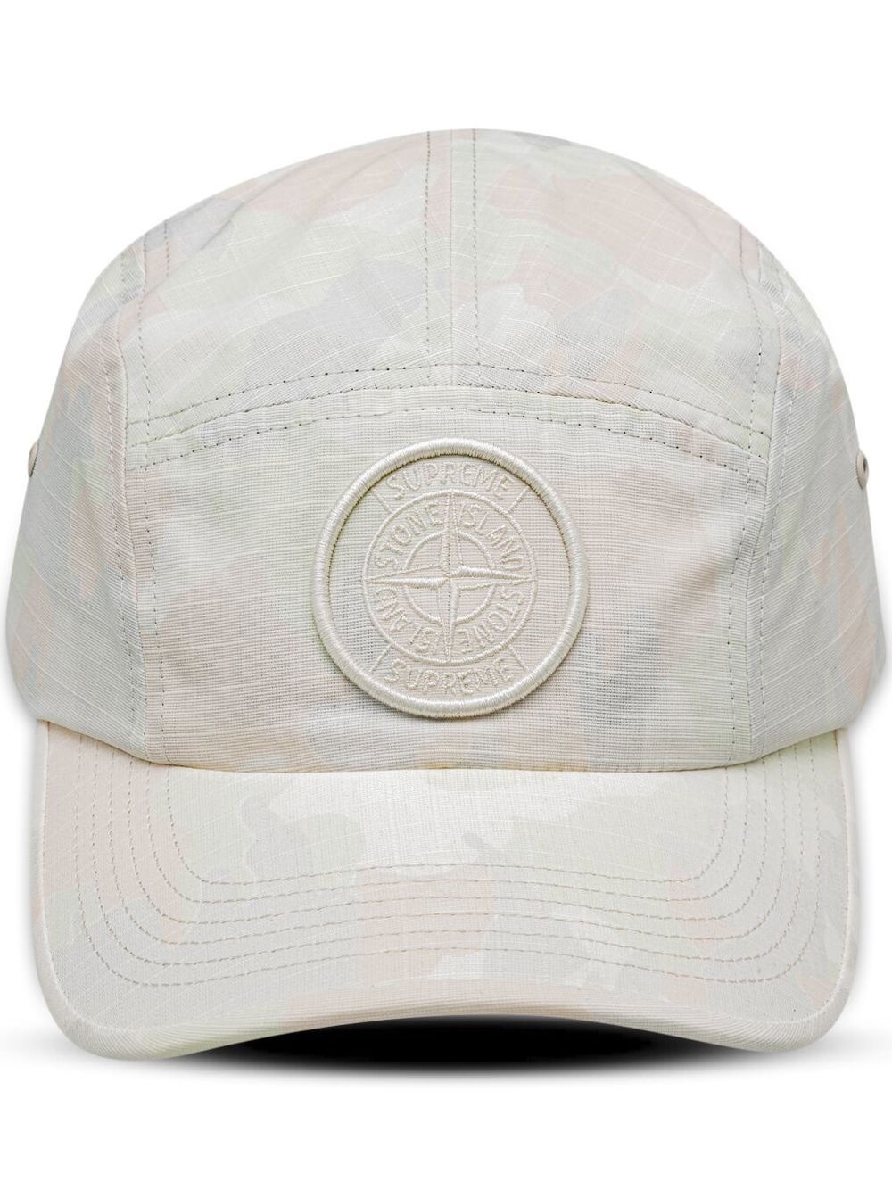 x Stone Island camo ripstop camp cap - 1