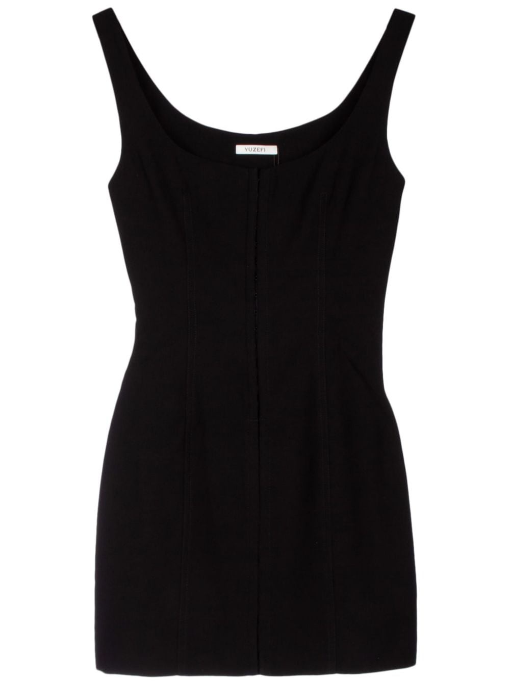 scoop-neck dress - 1