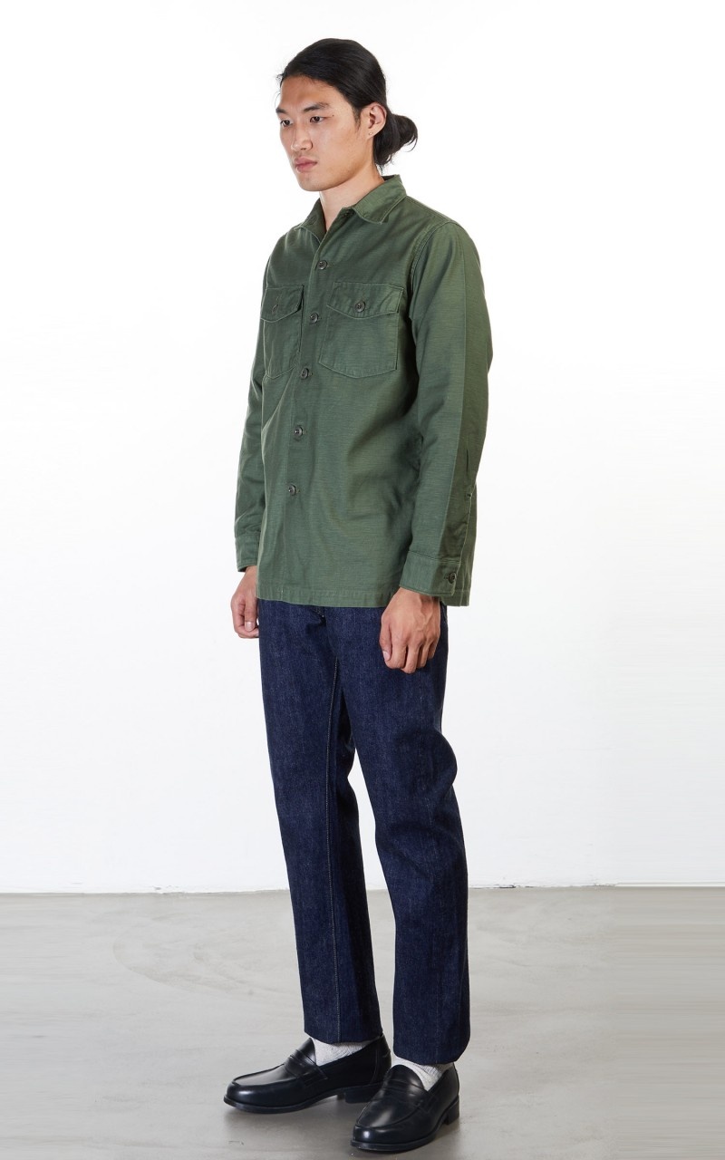 US ARMY FATIGUE SHIRT ARMY GREEN - 4