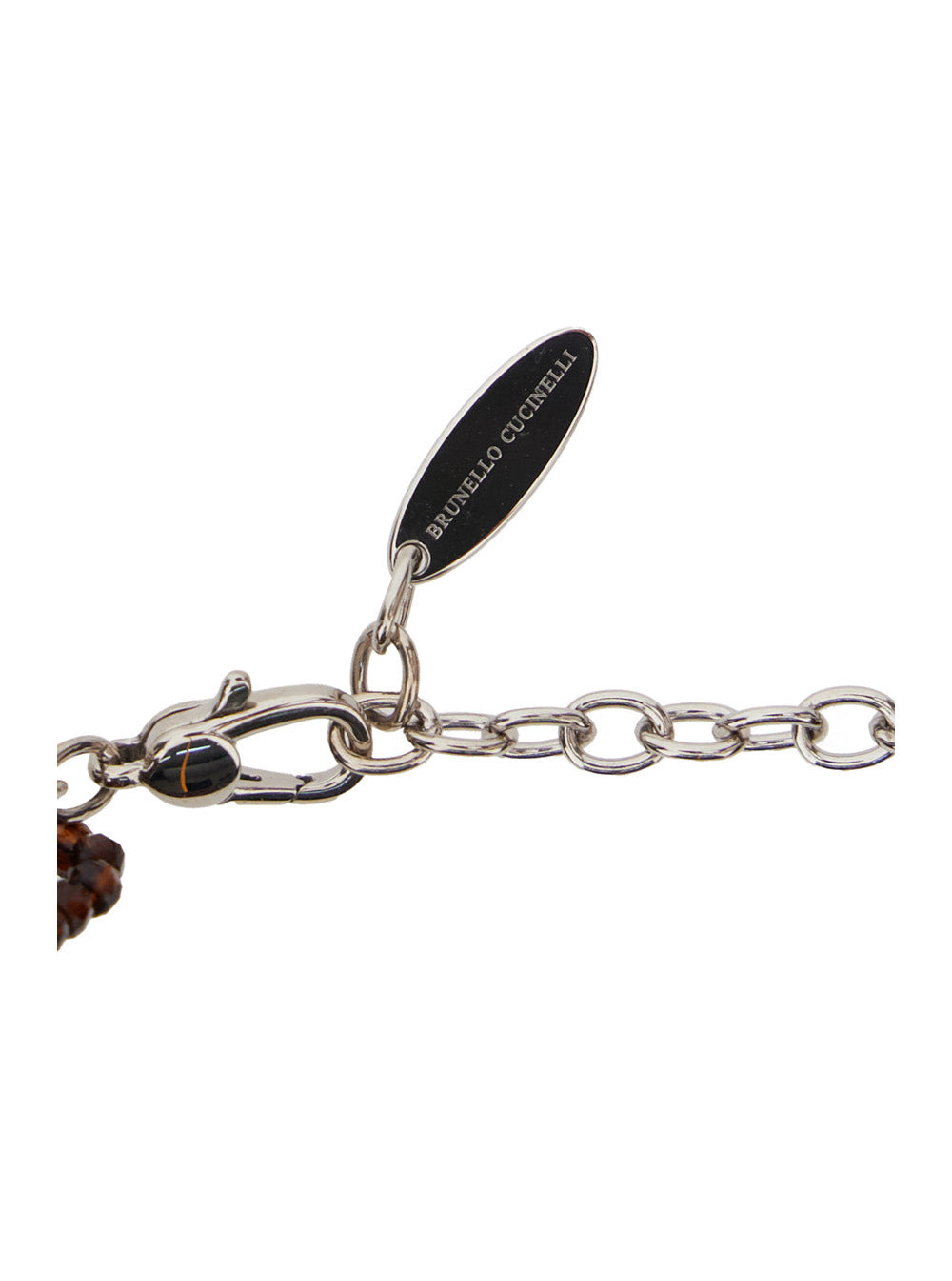 Brunello Cucinelli Women Brown Multi-Strand Necklace With Faceted Beads And Rear Spring-Ring Closure - 2