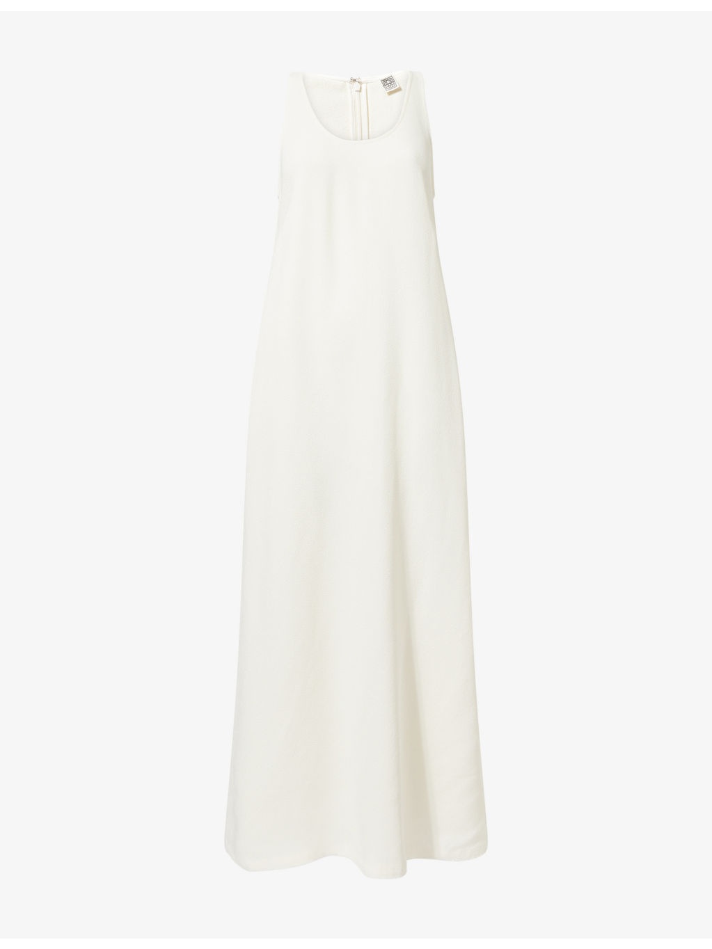 Scoop-Neck Woven Maxi Dress - 1