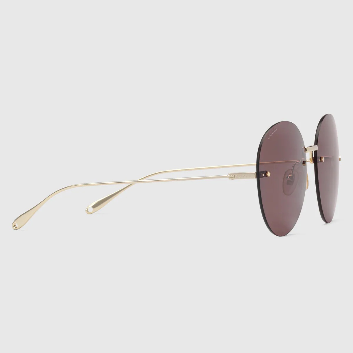 Gucci Tiger round-frame sunglasses with pendant - 4