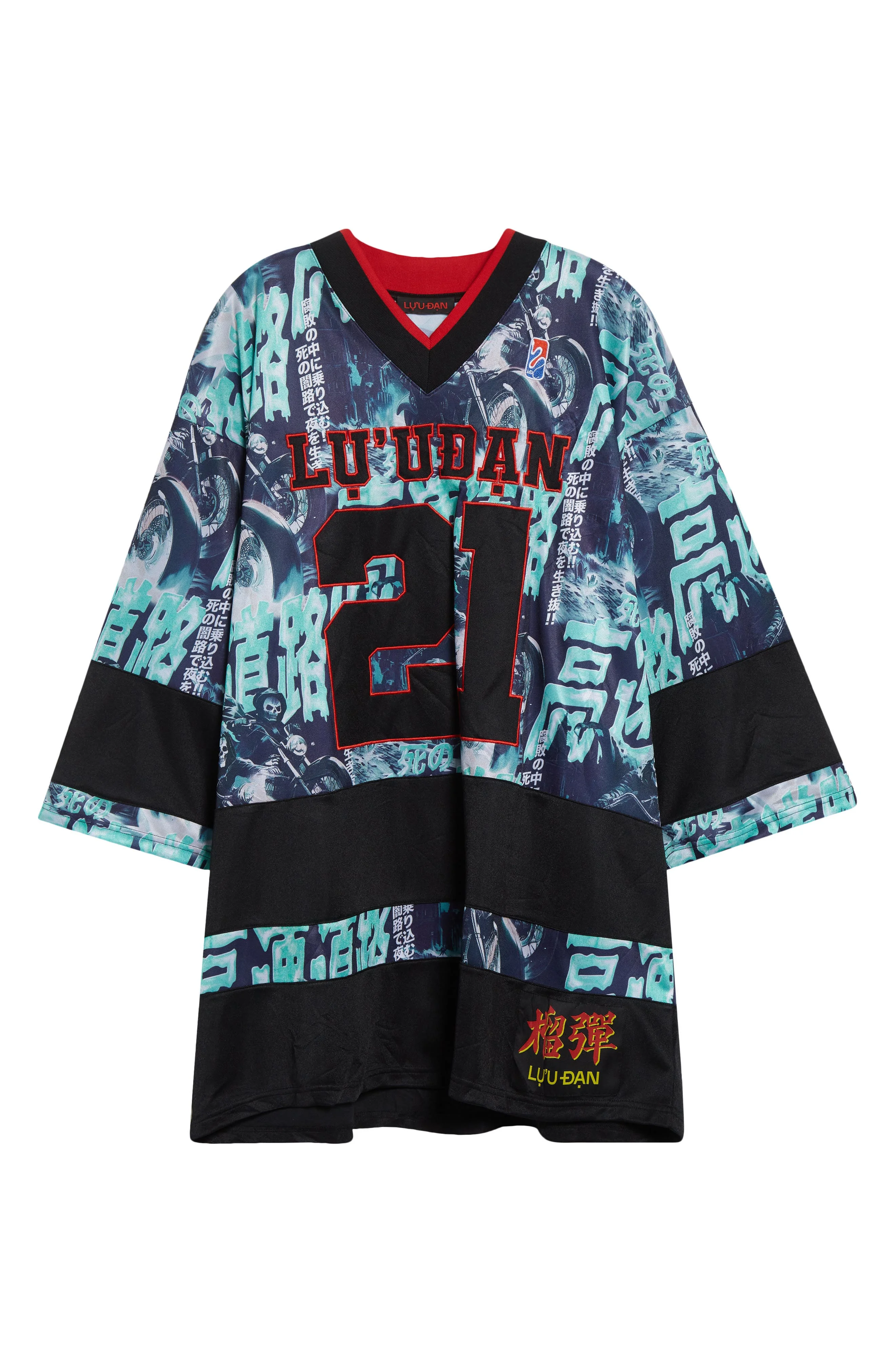 LU'U DAN Ghostriders Hockey Jersey in Ghost Riders at Nordstrom - 1