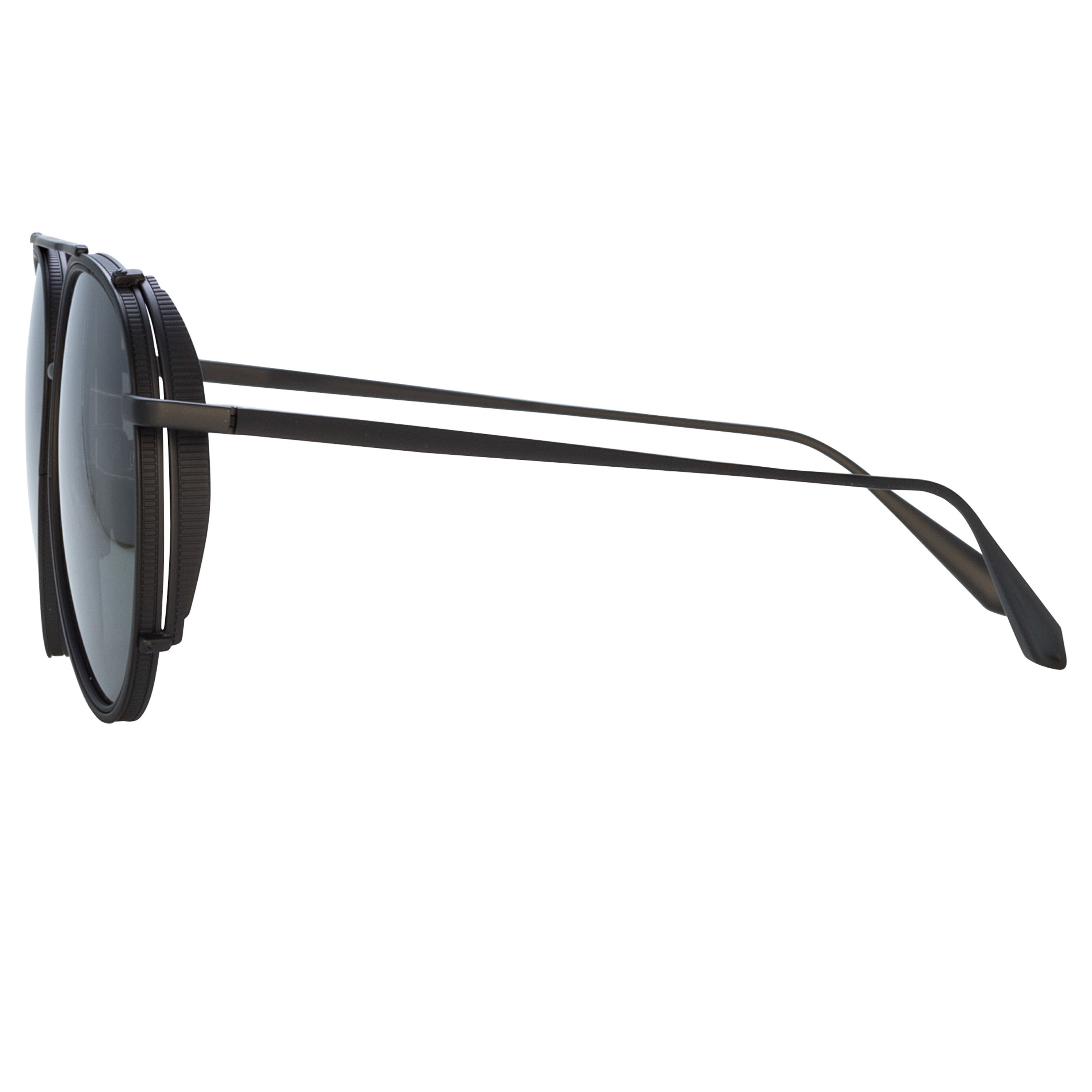 TORINO AVIATOR SUNGLASSES IN NICKEL - 4