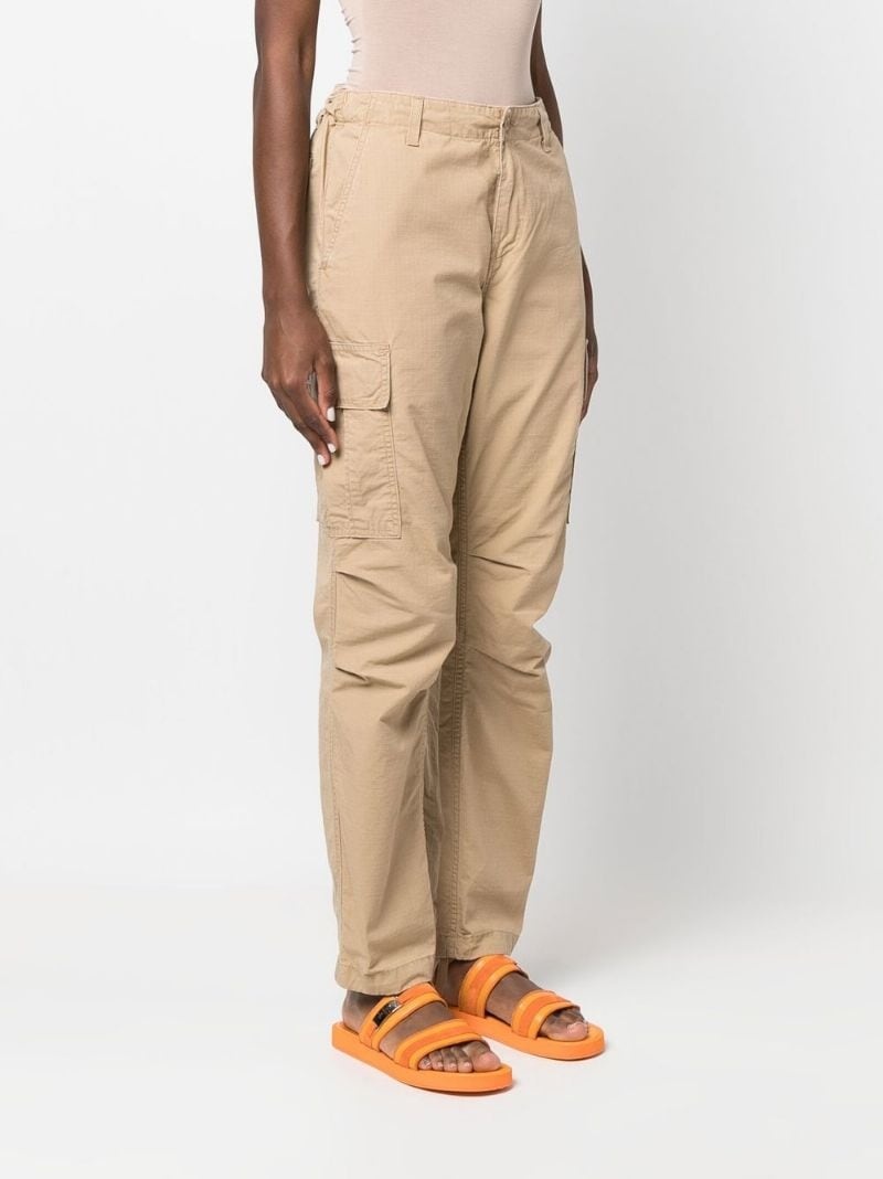 cargo straight-leg trousers - 4