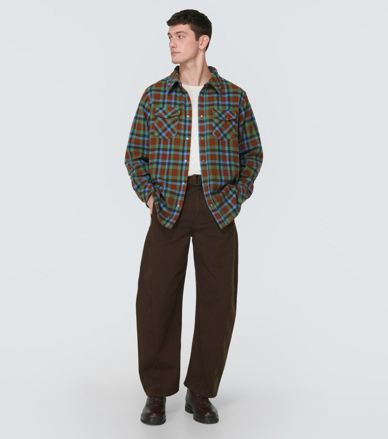 God’s True Cashmere Tartan cashmere shirt outlook