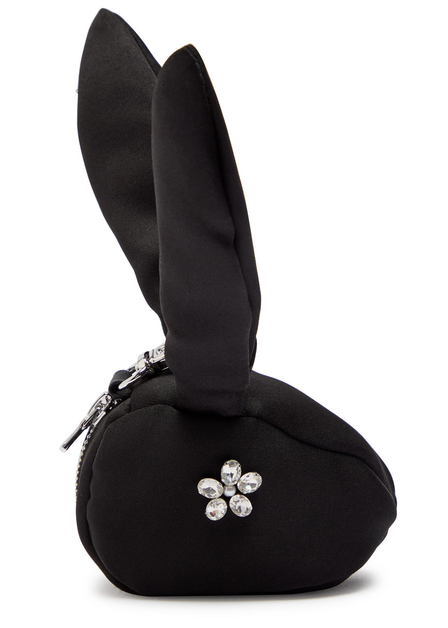 Simone Rocha Hare Embellished Satin bag Charm - 1