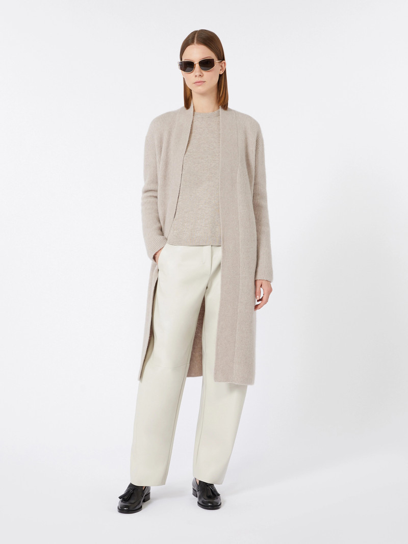 Max Mara Boxy-fit wool and cashmere sweater - BEIGE outlook