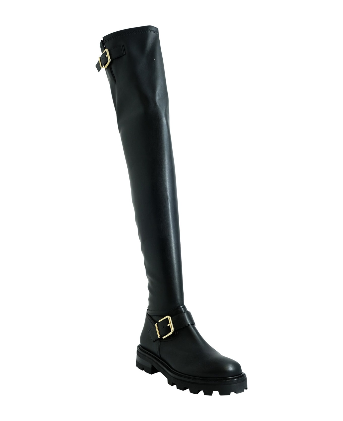 Jimmy Chooleather Biker Over The Knee Boots - 3