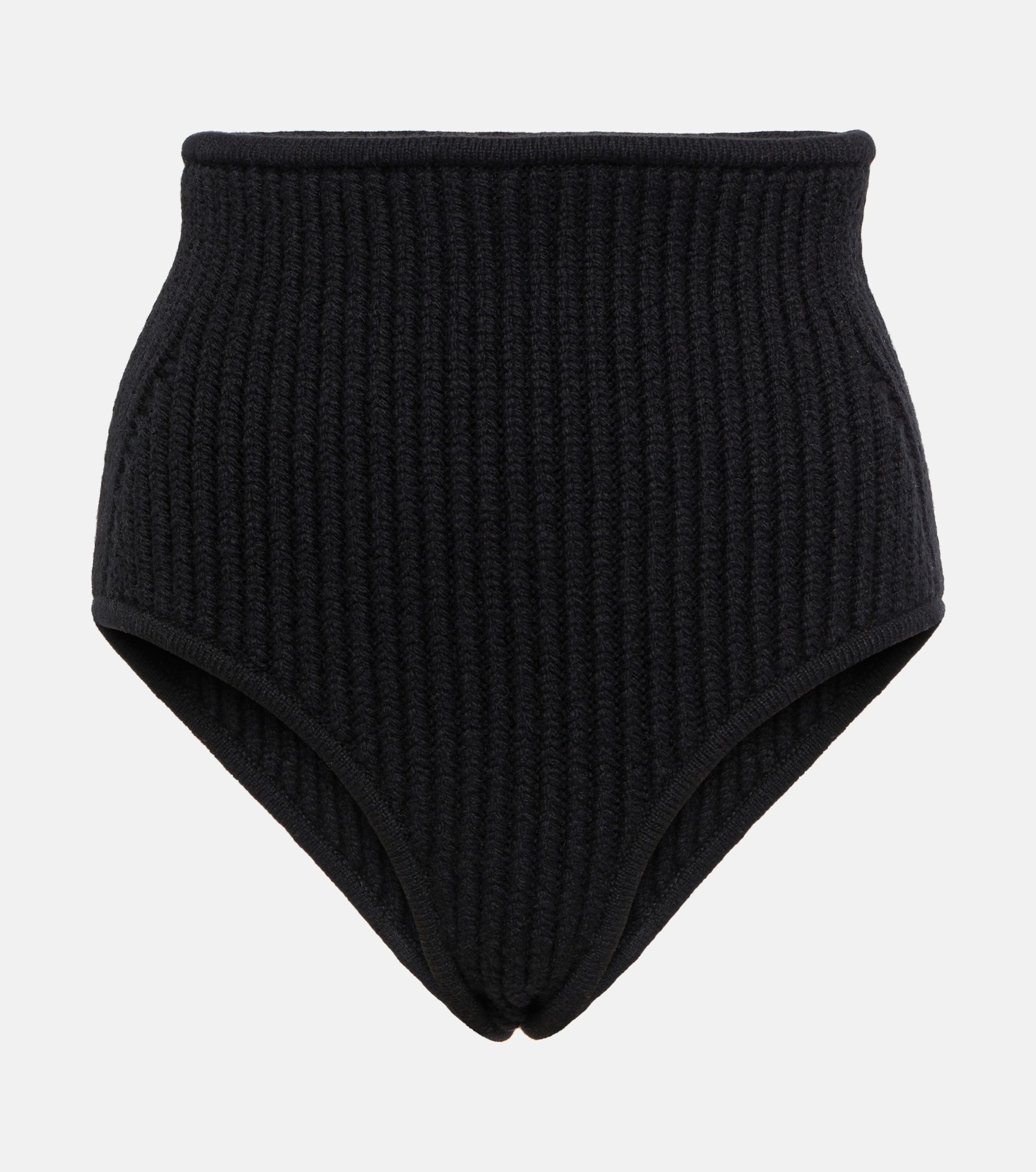 Wool and cashmere-blend briefs - 1
