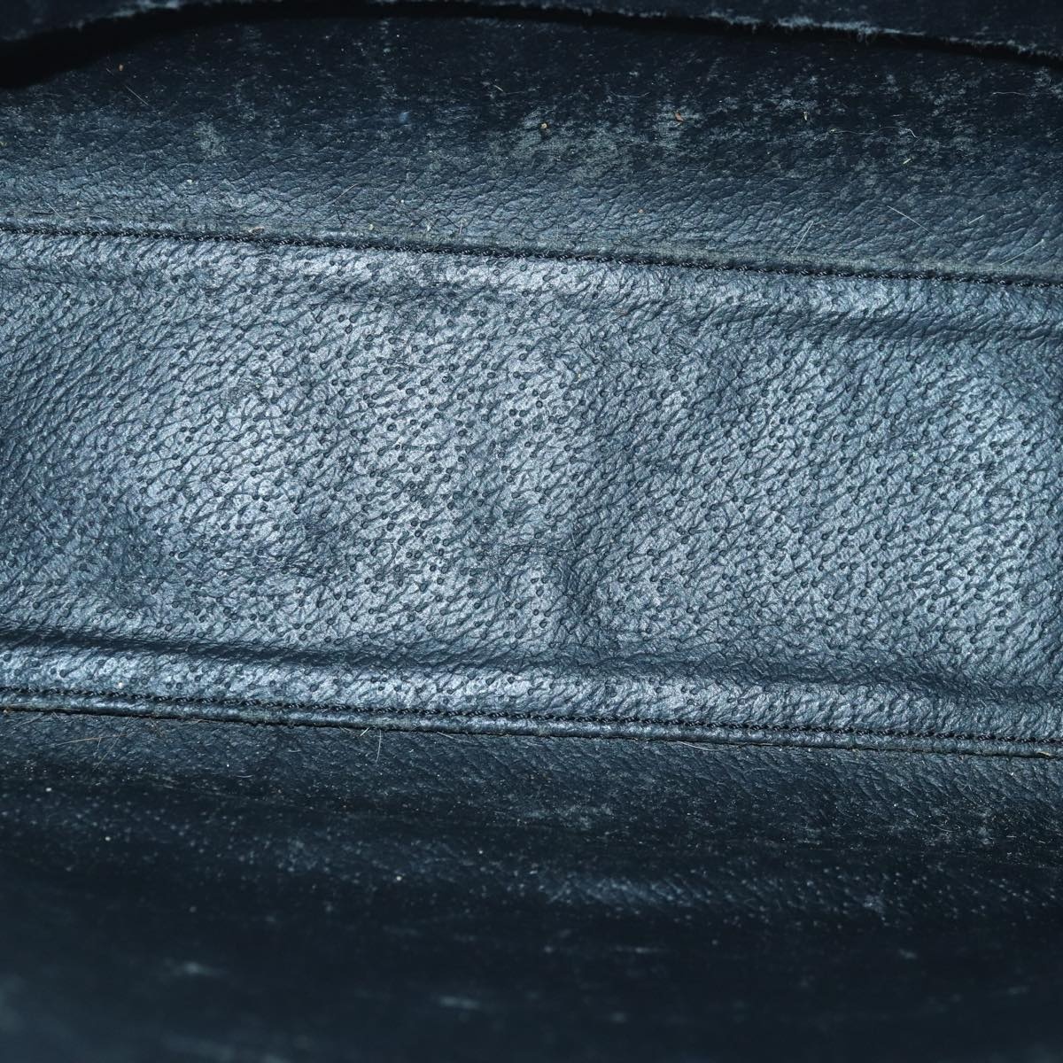CELINE Macadam Canvas Hand Bag Pvc Leather Black - 16