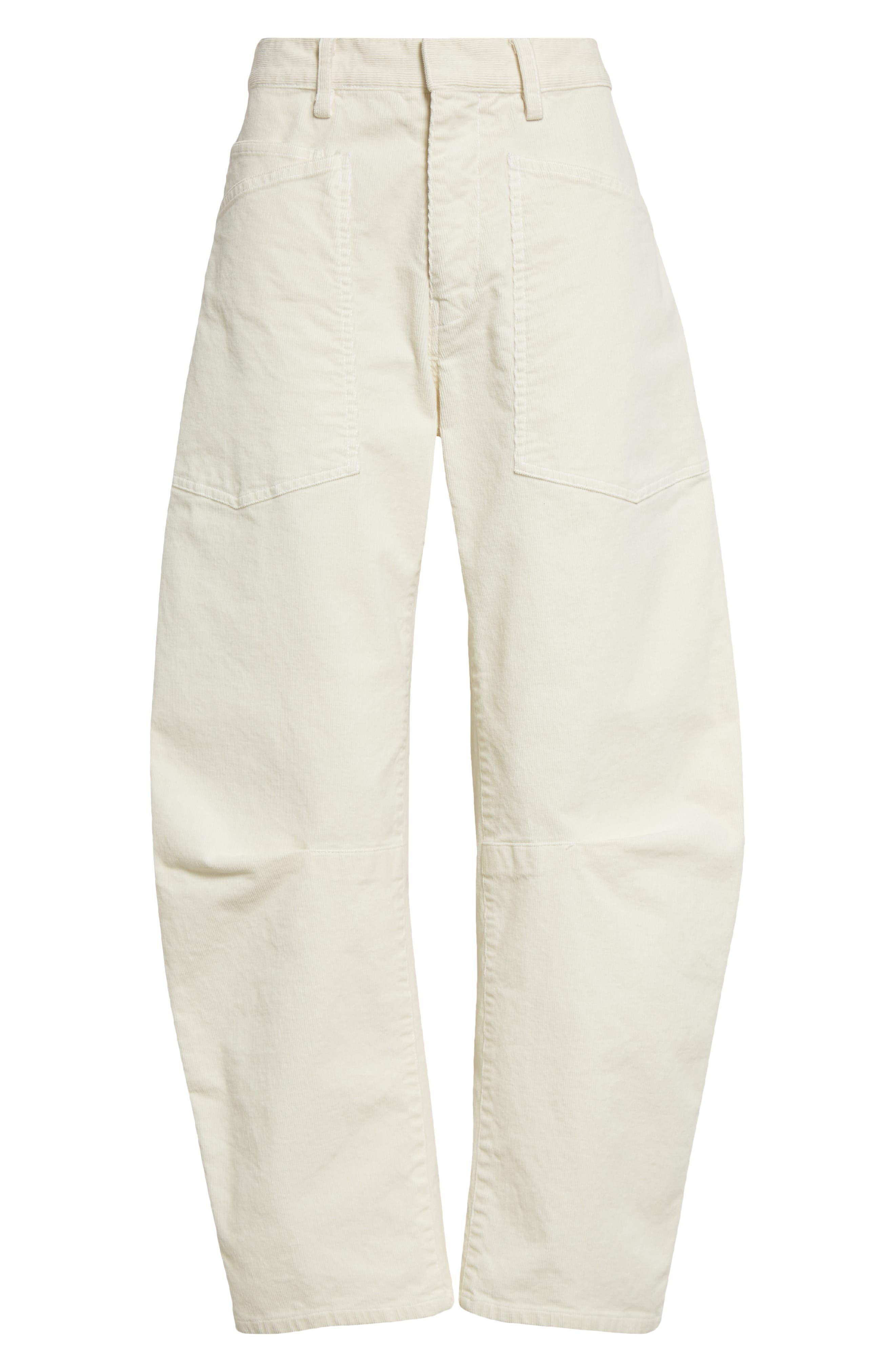 Nili Lotan Shon Corduroy Pants in Stone at Nordstrom - 6