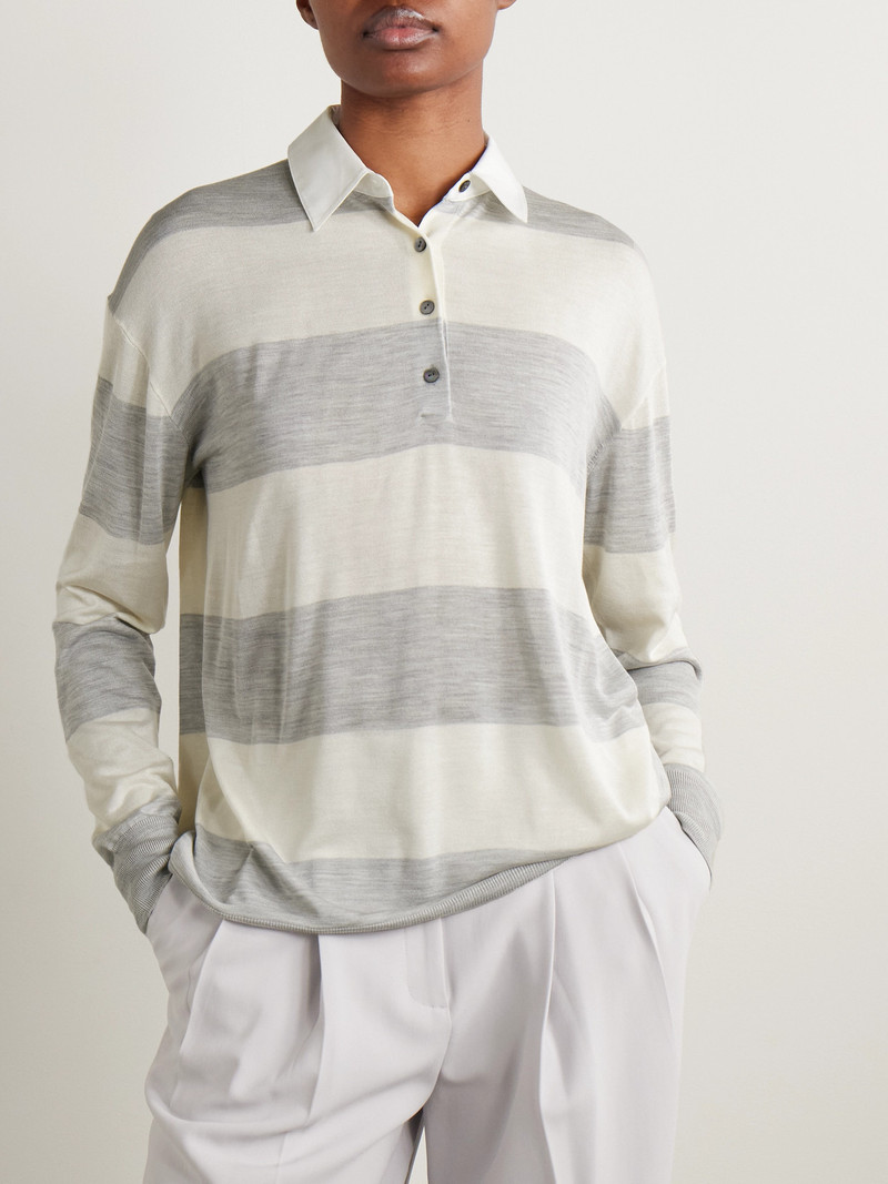 Striped Cotton-blend Shirt 4