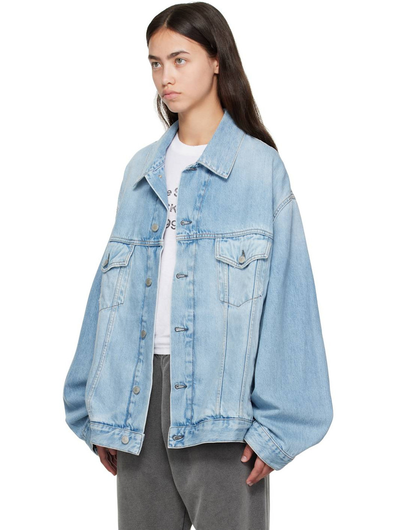 Acne Studios Blue Oversized Denim Jacket outlook