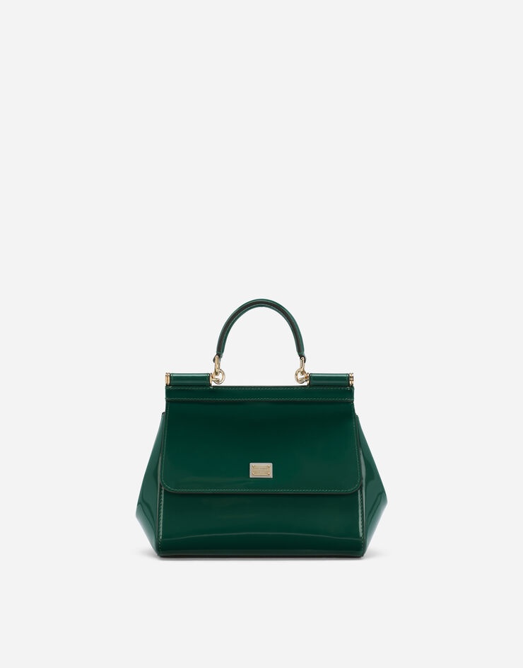 Small Sicily bag in polished calfskin - 1
