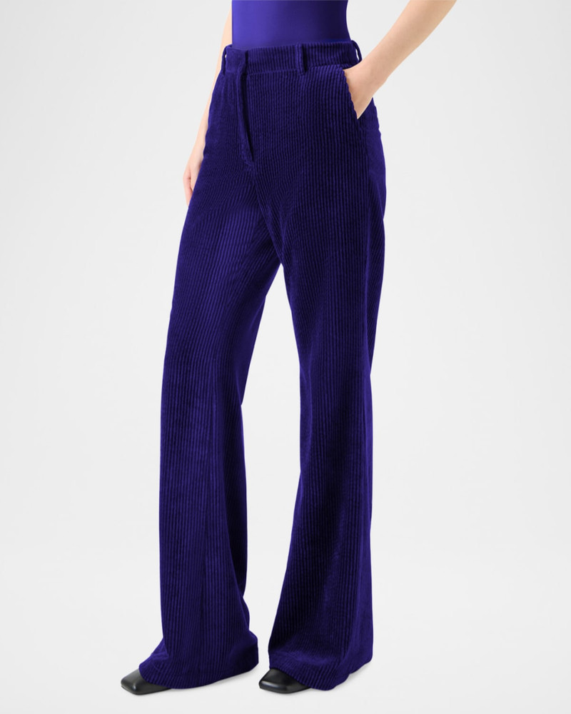 Celia Washed Corduroy Bootcut Pants 4
