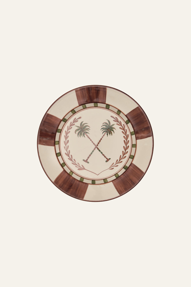Palm Dance Dessert Plate Set of 2 1