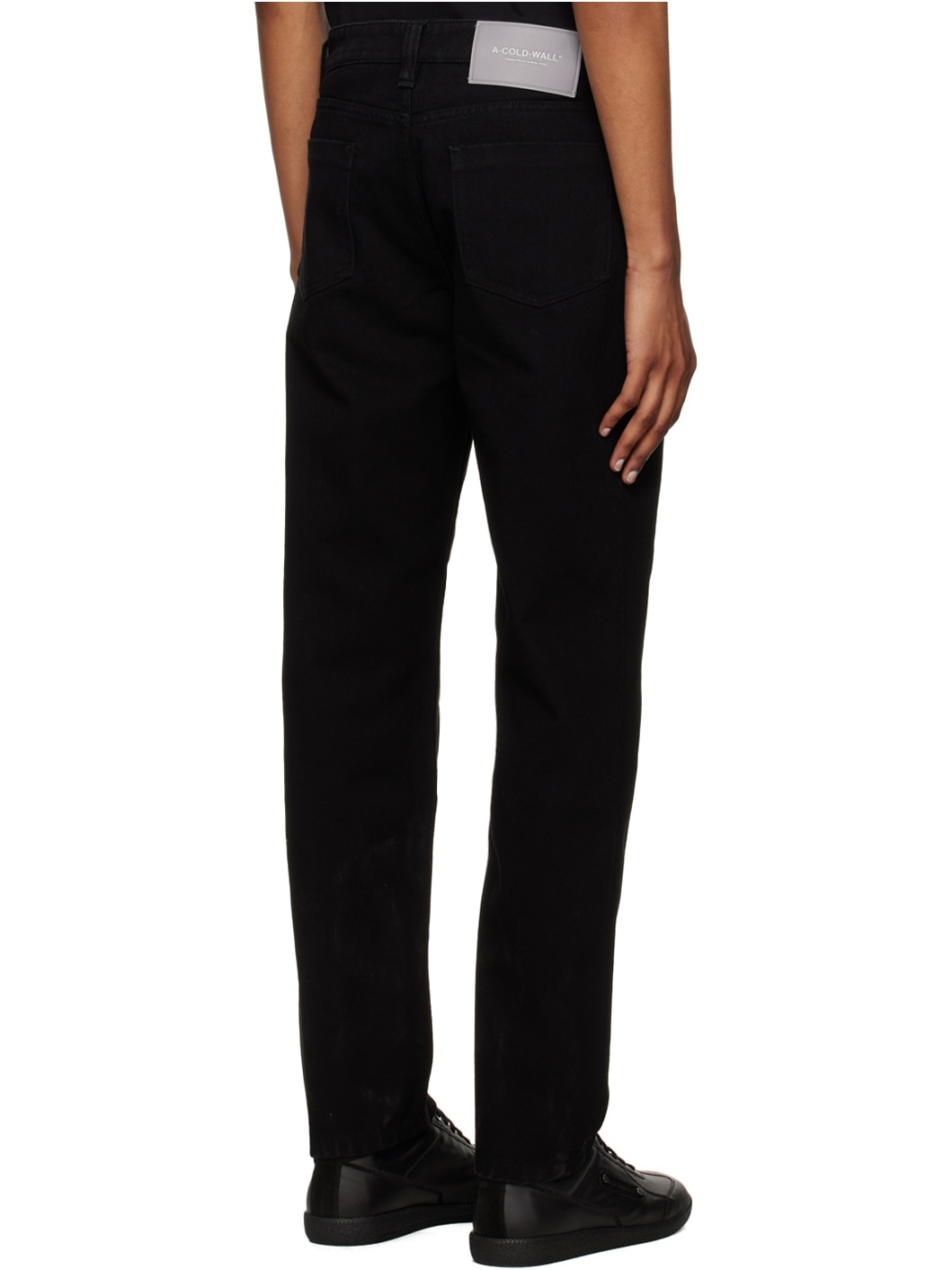 Black Five-Pocket Jeans - 3