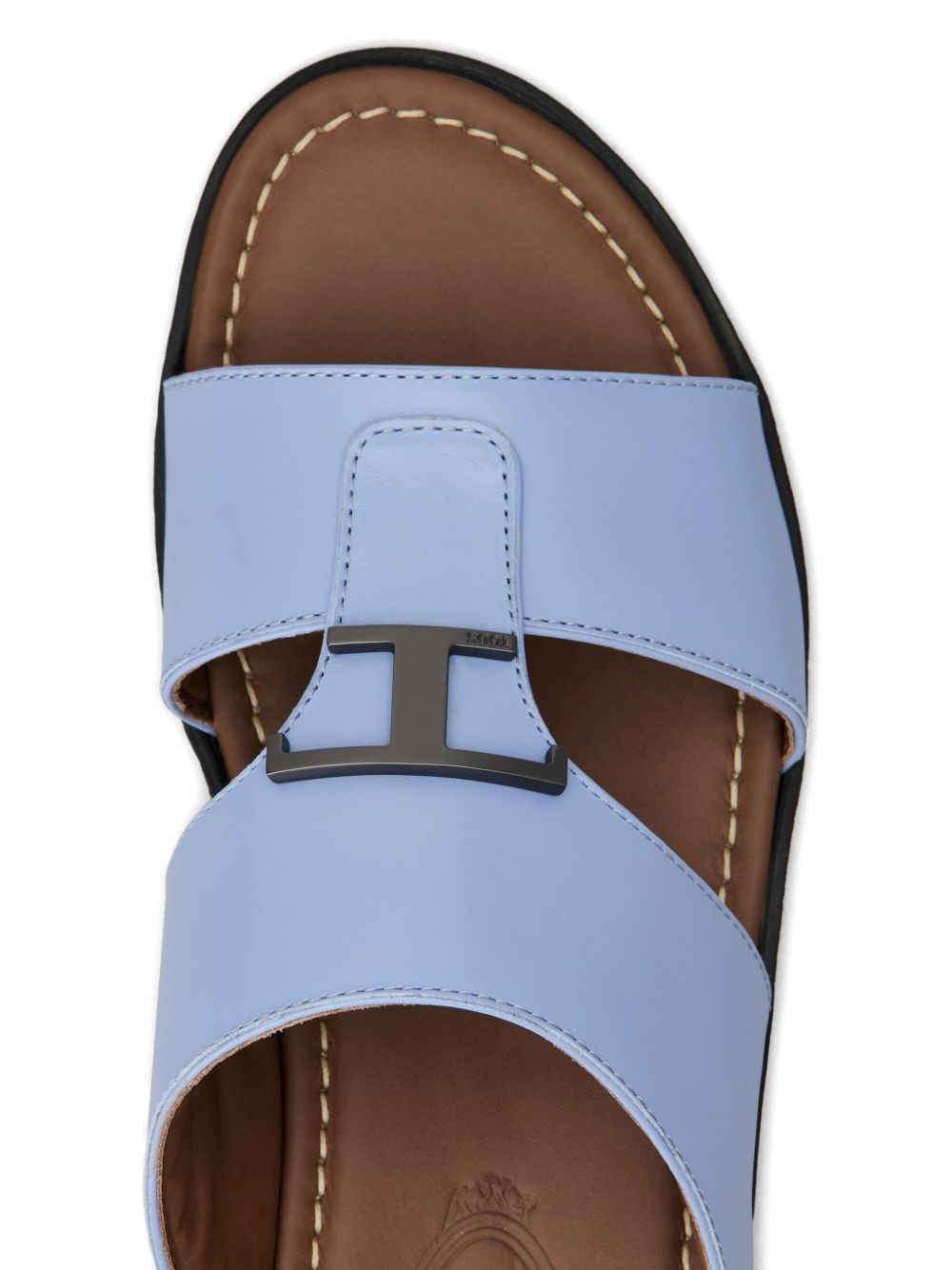 leather T-bar sandals - 3