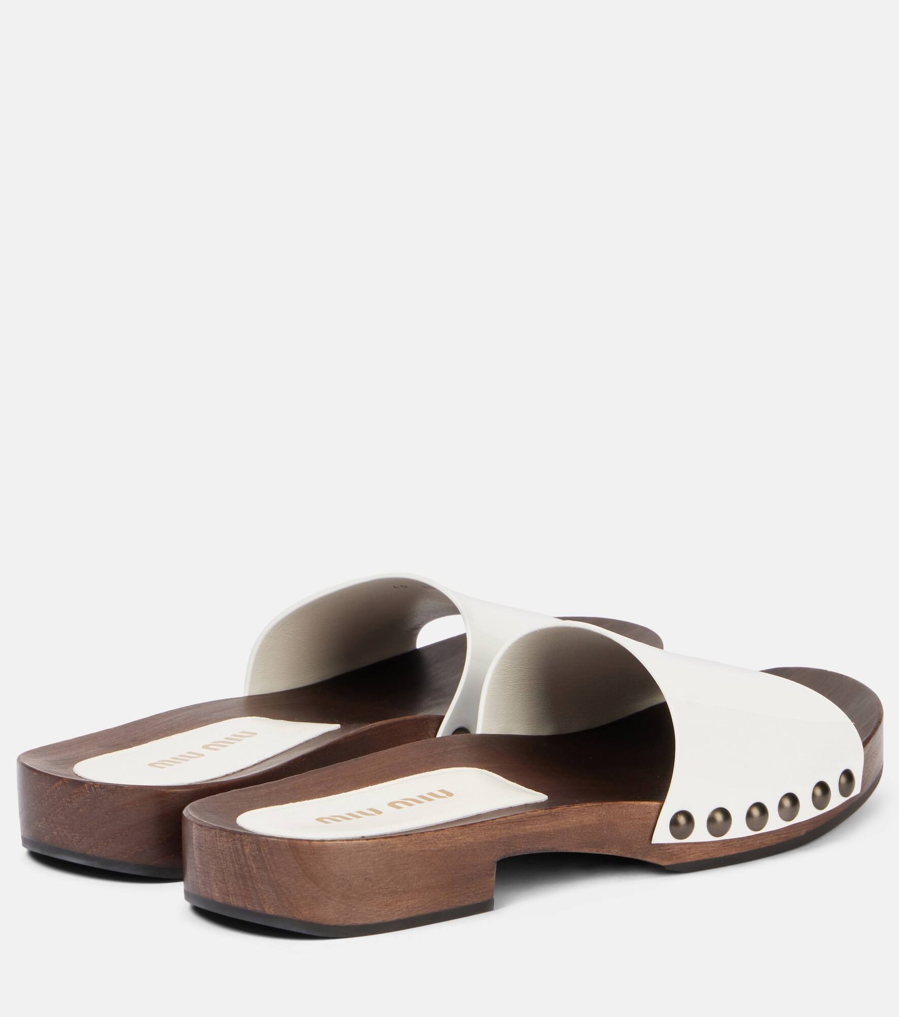 Patent leather clogs - 2