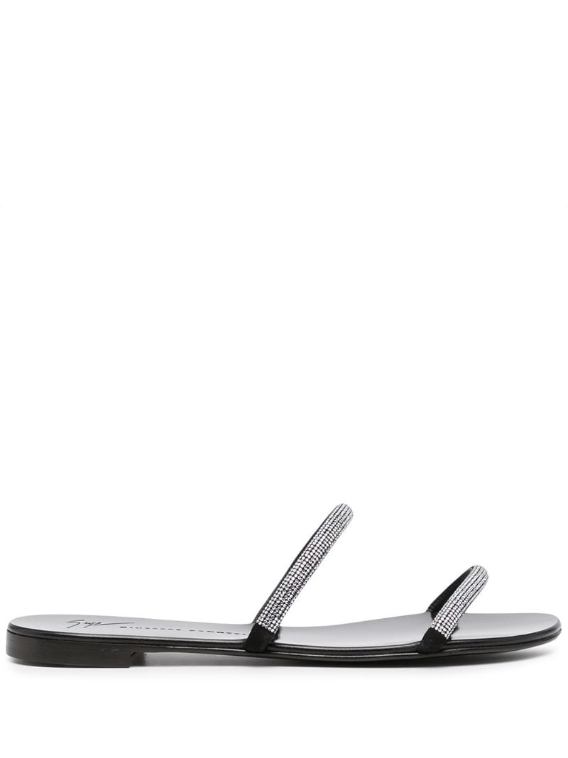 Croisette crystal-embellished sandals - 2