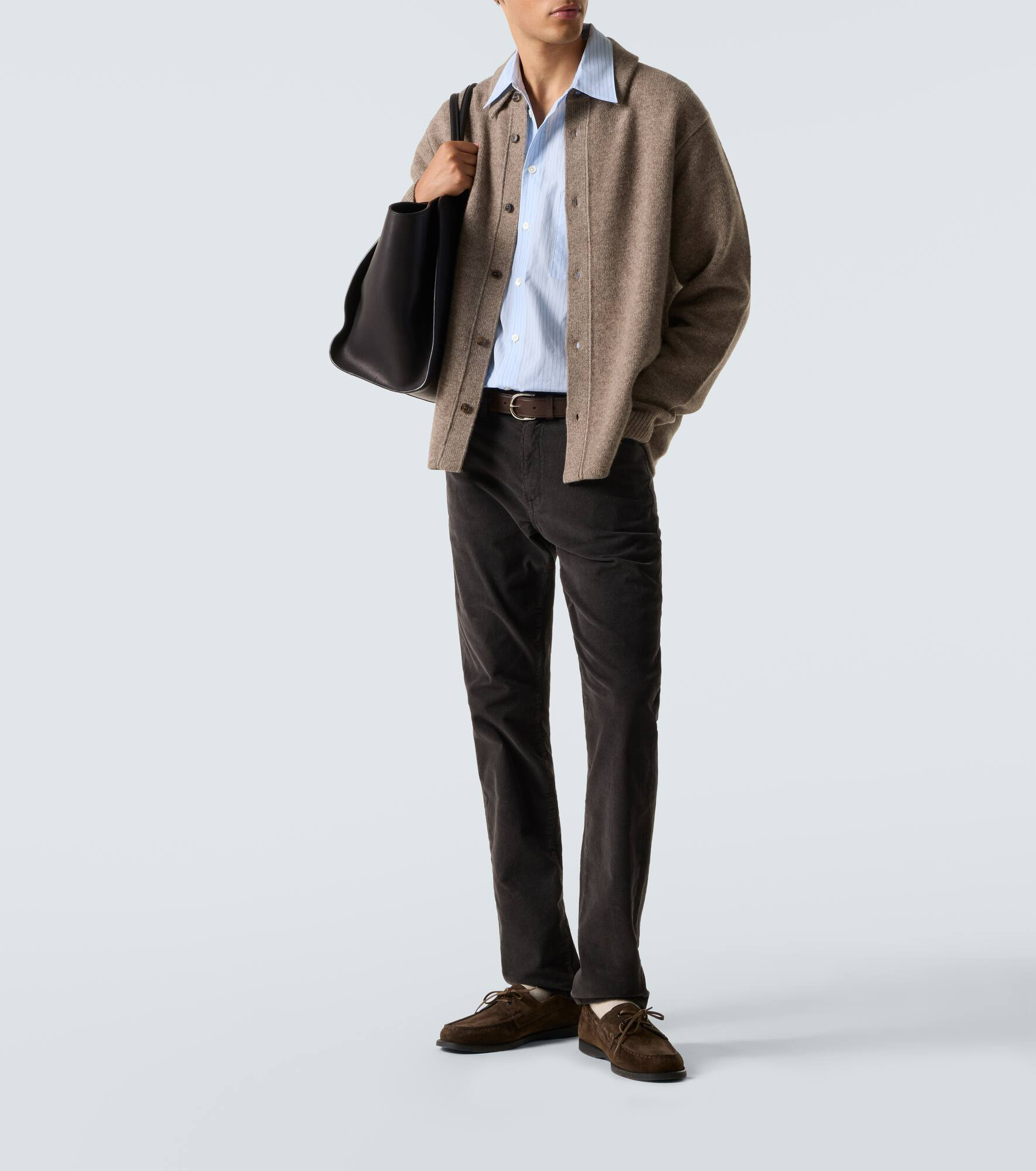 L'Homme Slim cotton corduroy slim pants - 2