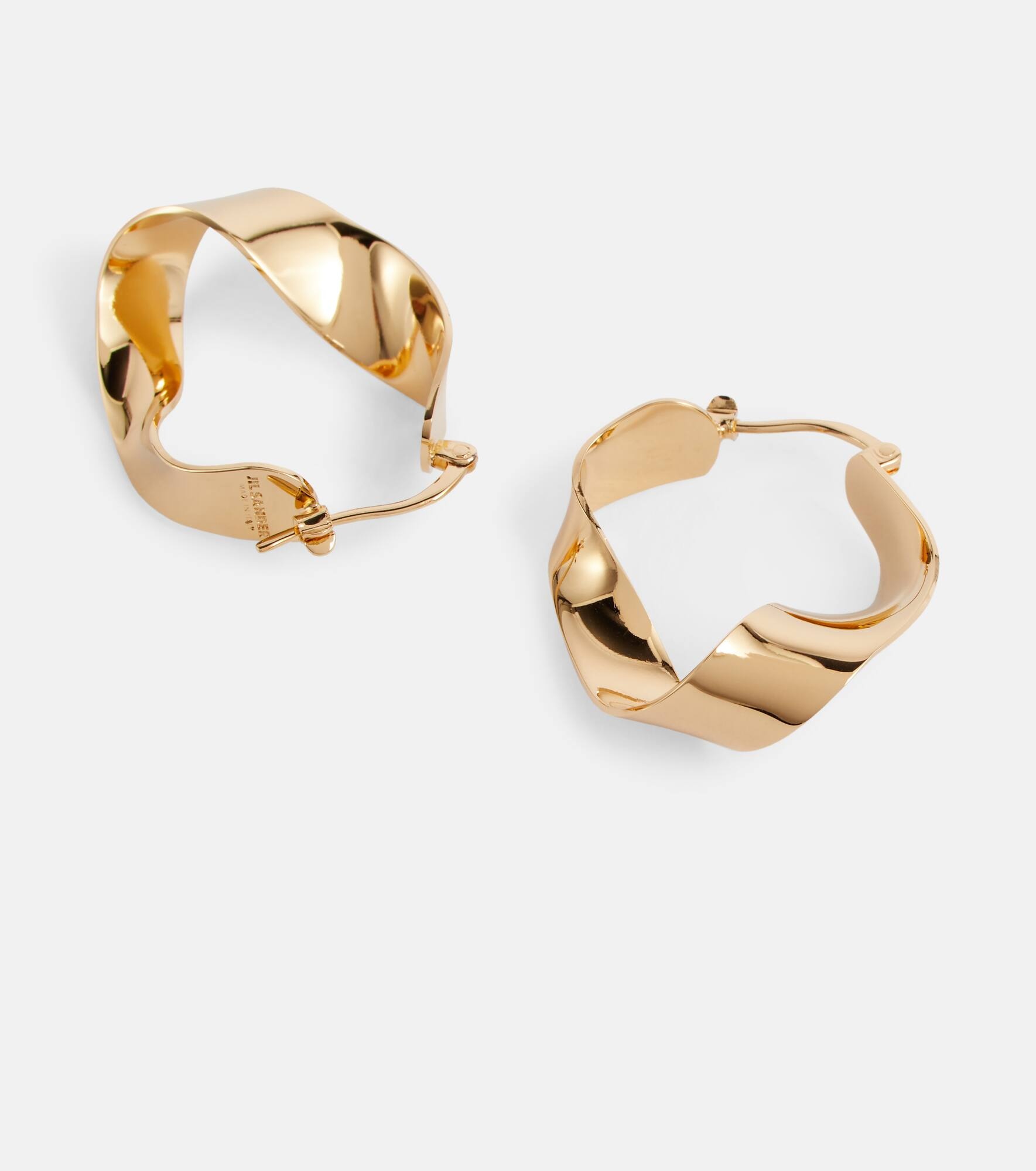 Twisted hoop earrings - 4
