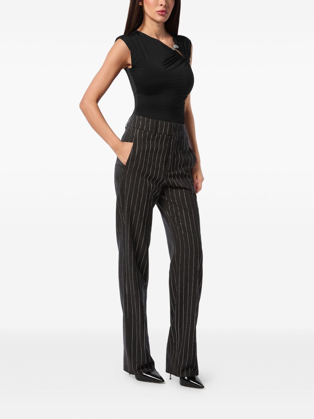 pinstriped trousers - 2