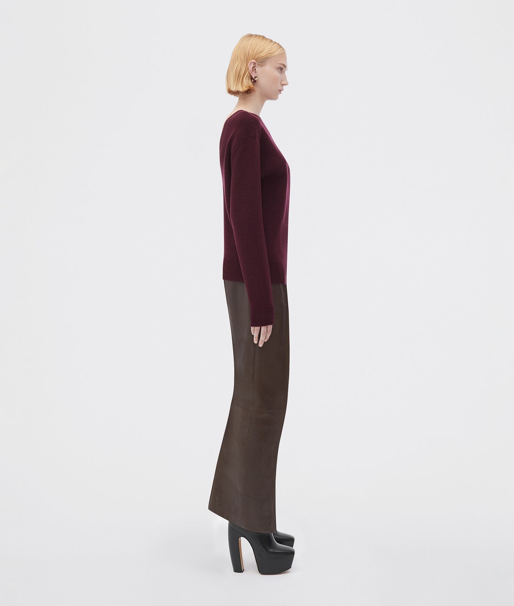 medium weight compact cashmere jumper - 5