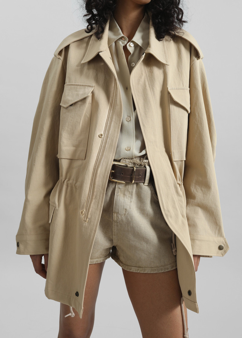 Toran Cargo Jacket - Beige 6