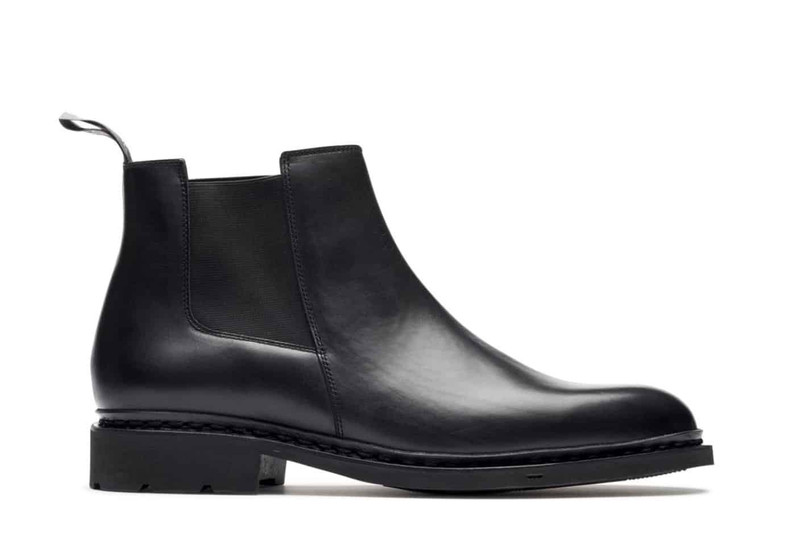 Chamfort Black Silk - Rubber Sole 1