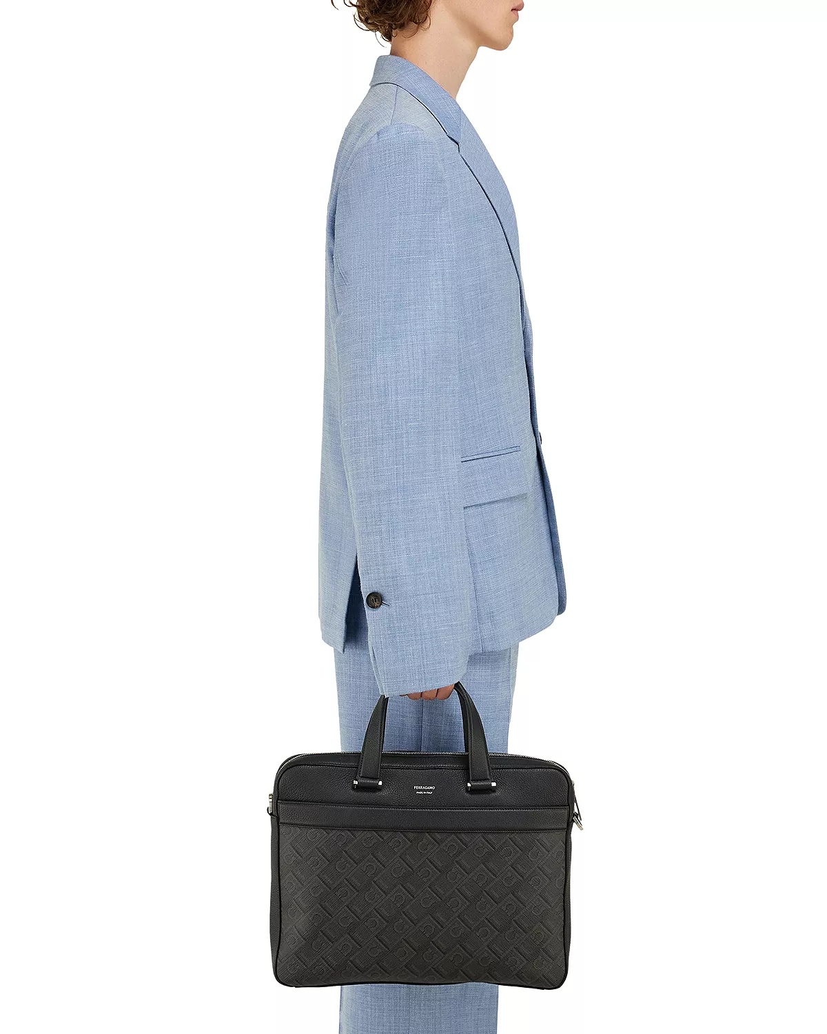 Monogram Canvas & Leather Business Bag - 2