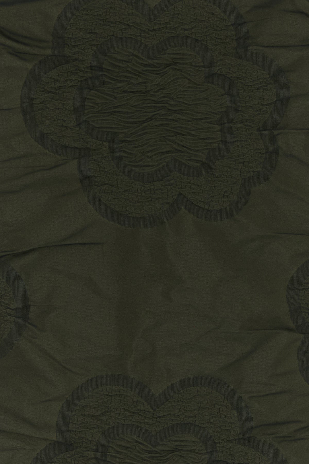 Olive green polyester blend Allegra skirt - 3