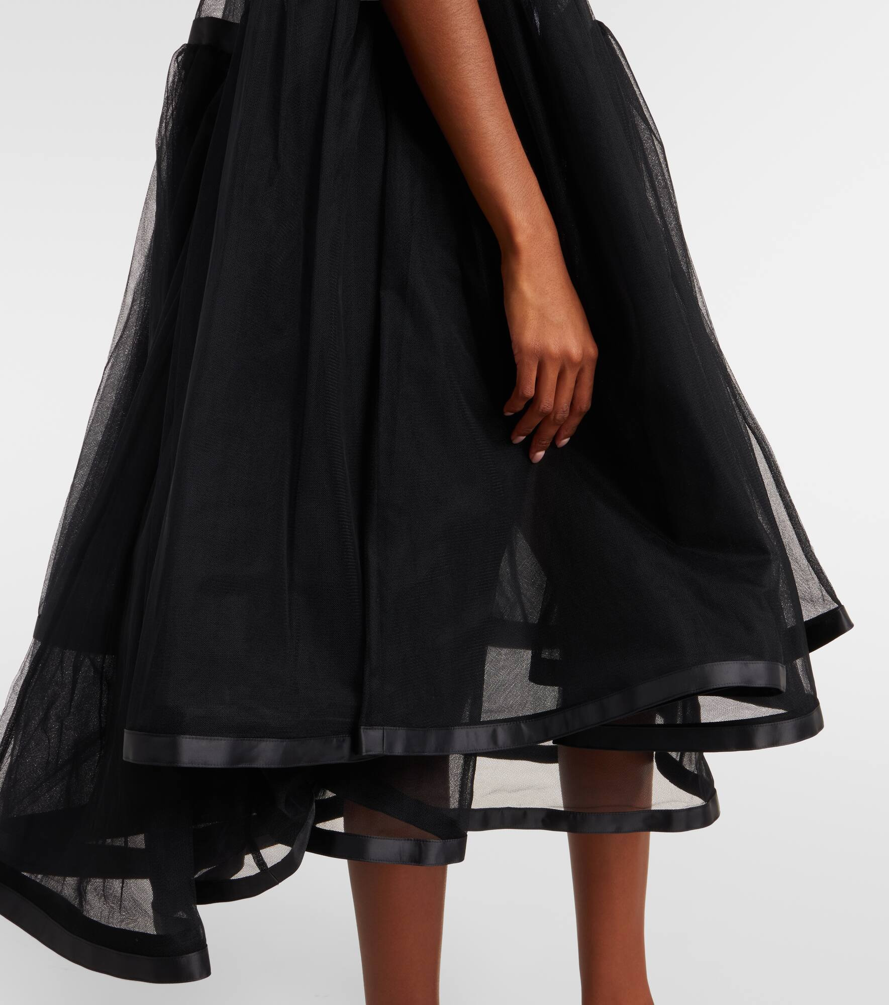Tulle midi dress - 5