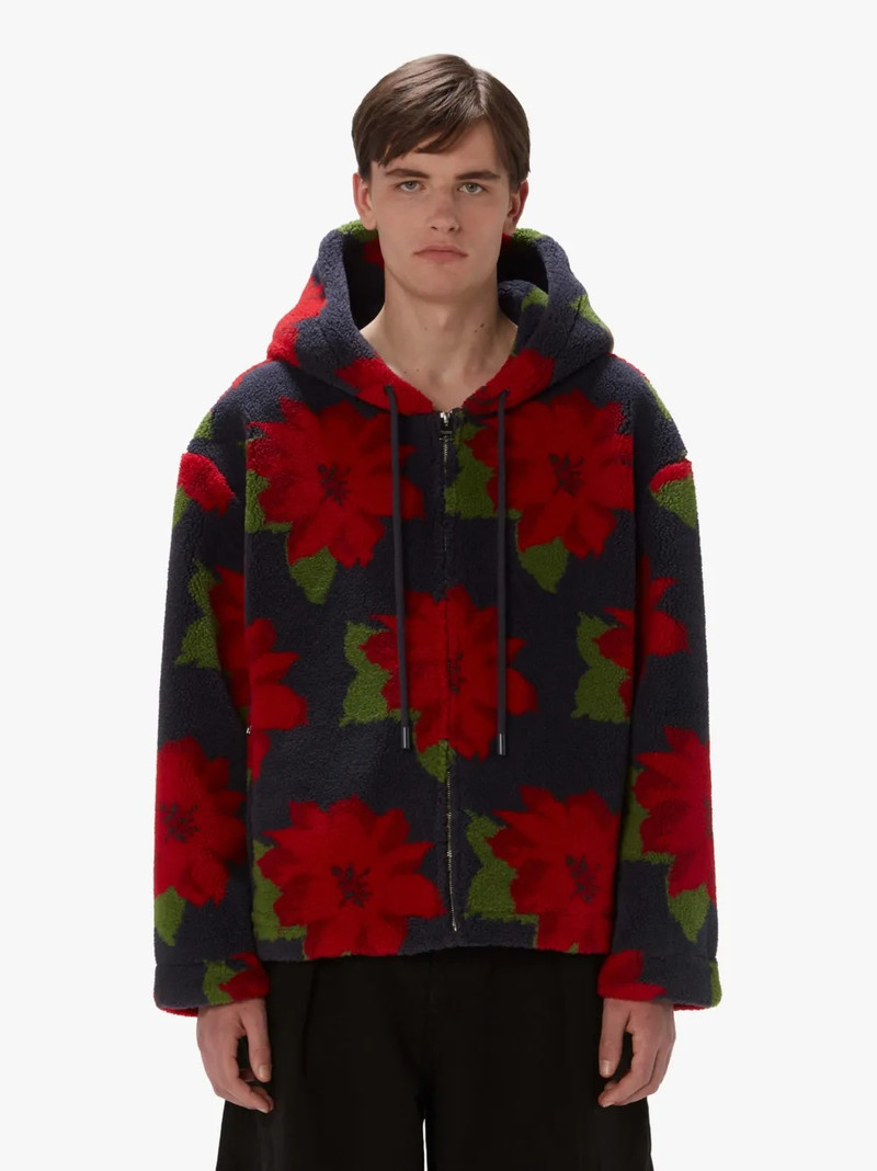 JW Anderson FLEECE HOODED JACKET outlook