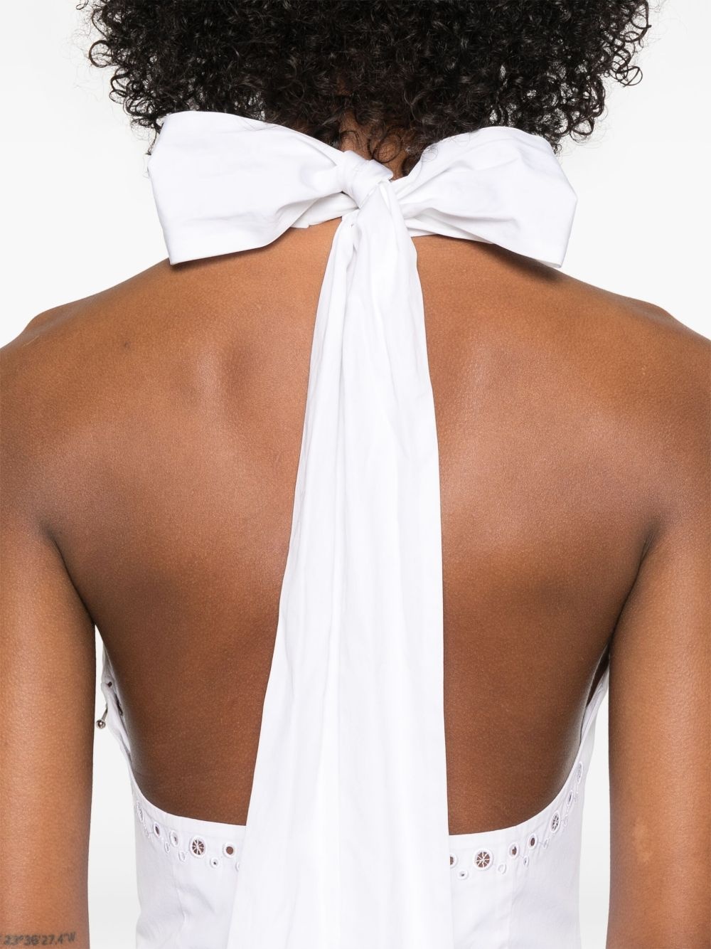 broderie-anglaise midi dress - 5