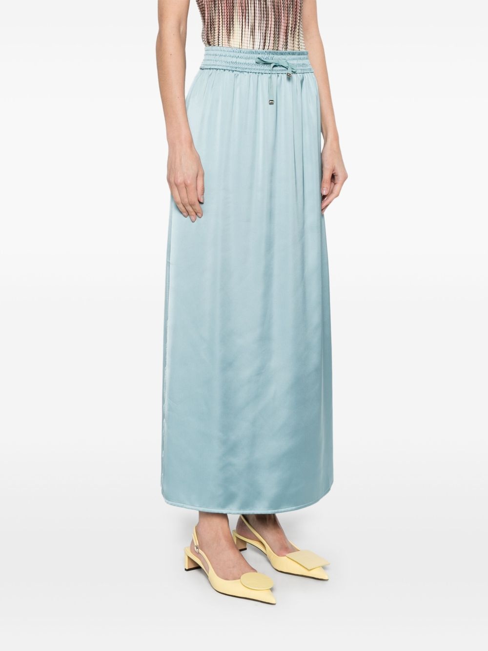 satin maxi dress - 3