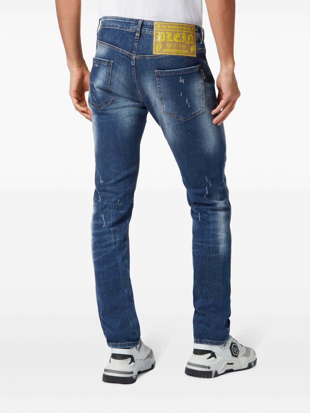 Lion Circus mid-rise slim-fit jeans - 3