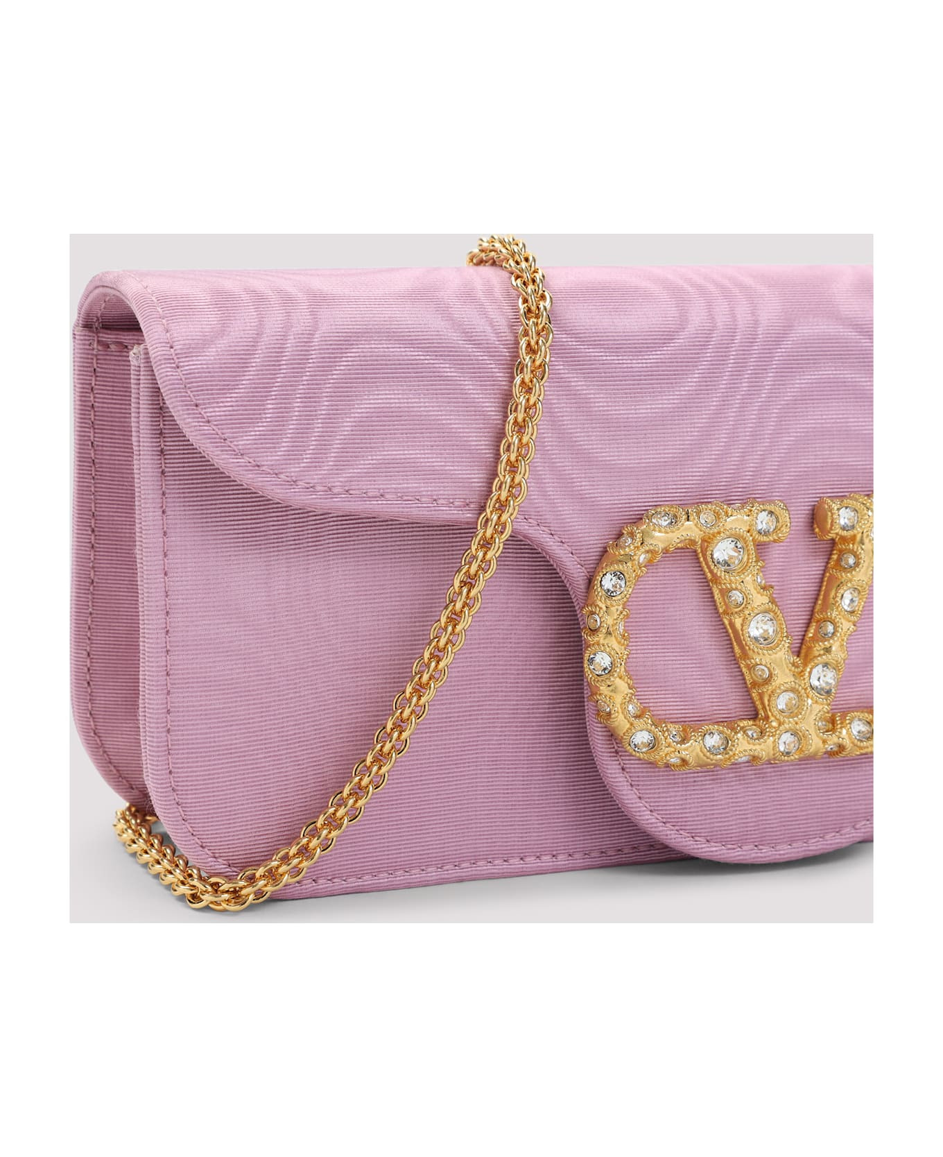 Moiré Textile Clutch - 5