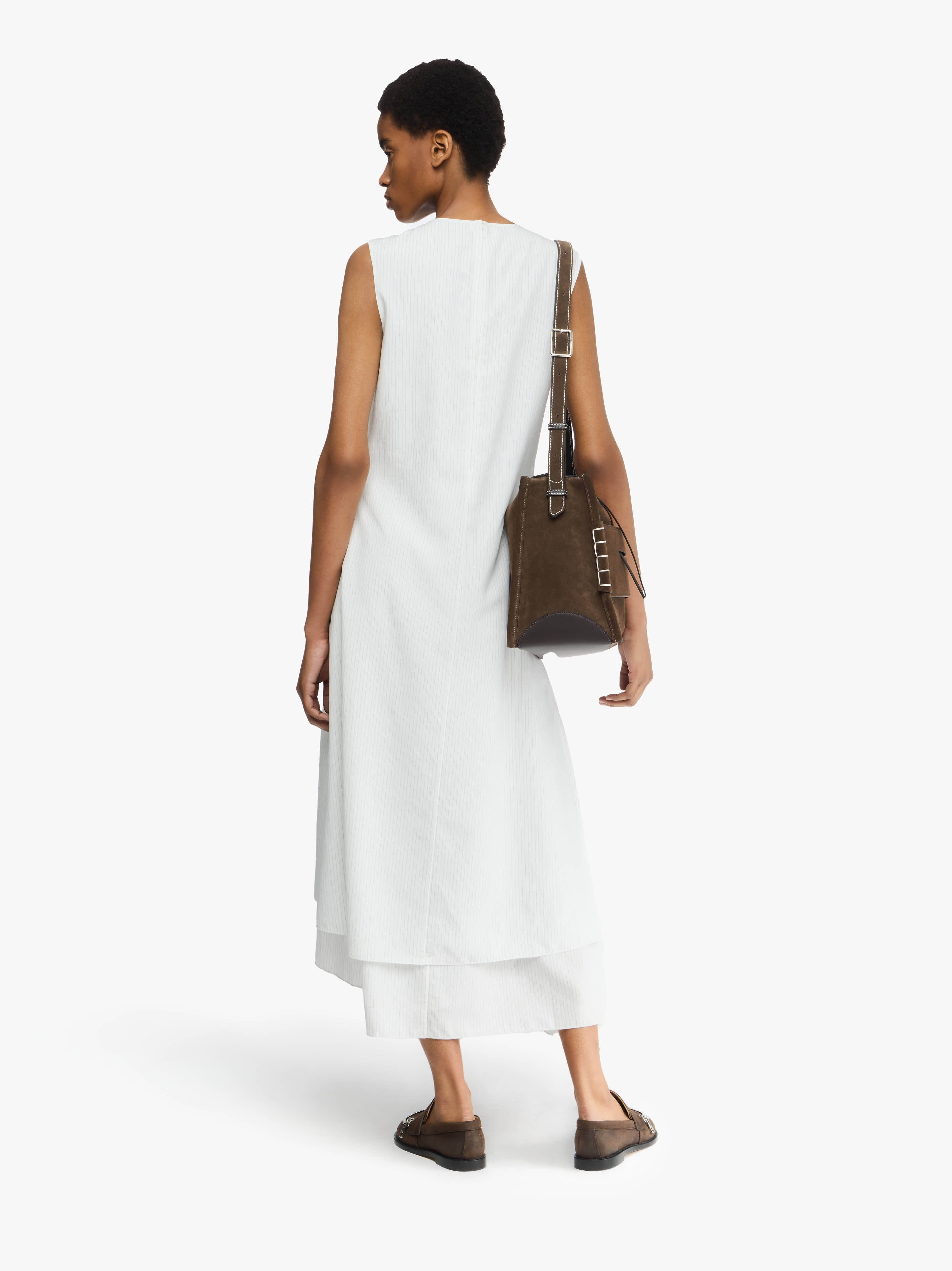 DOUBLE LAYER SLEEVELESS DRESS - 3
