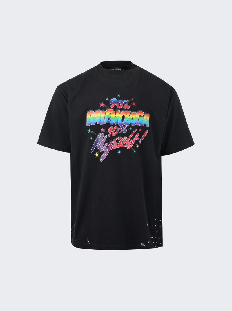Classic Large Fit T-shirt Washed Black - 1