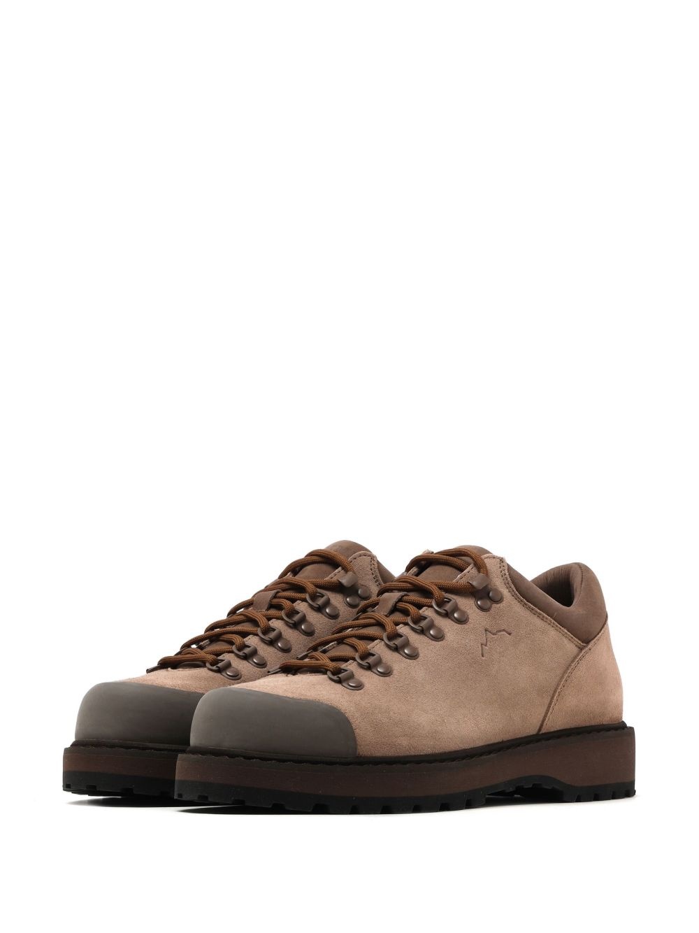 suede lace-up boots - 2
