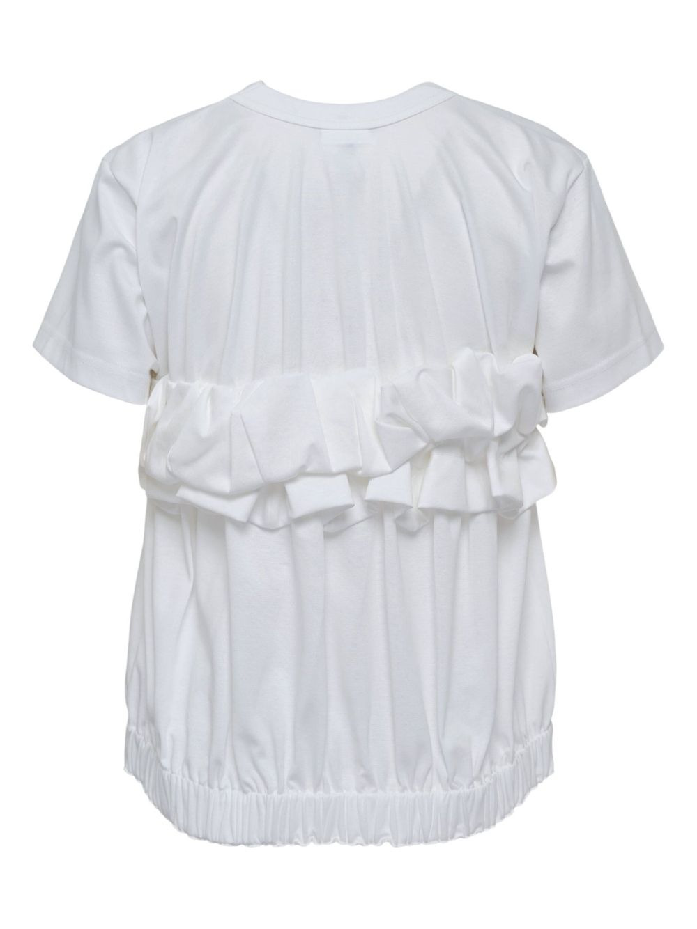 ruffled-detail T-shirt - 2