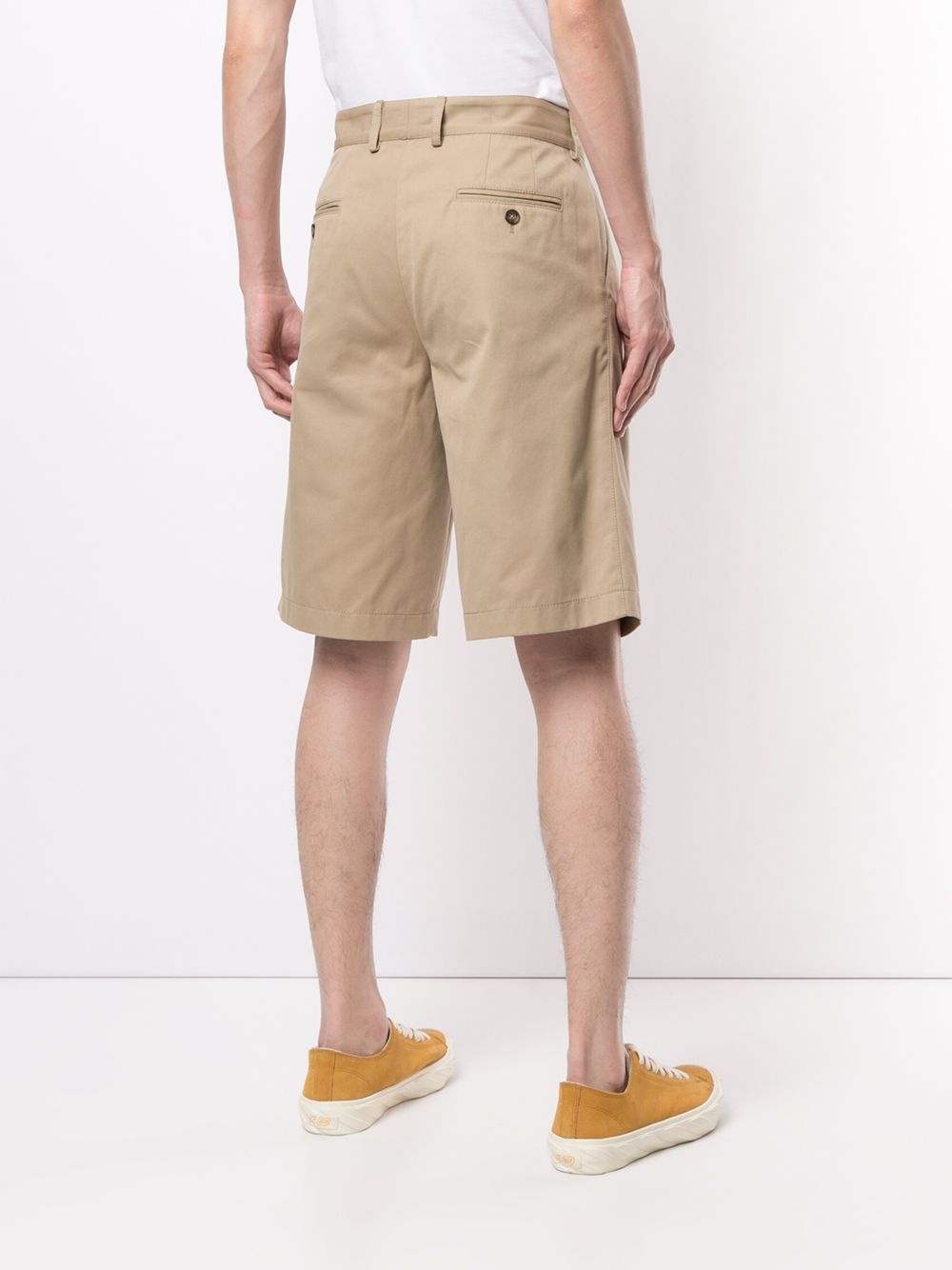 concealed-front chino shorts - 4