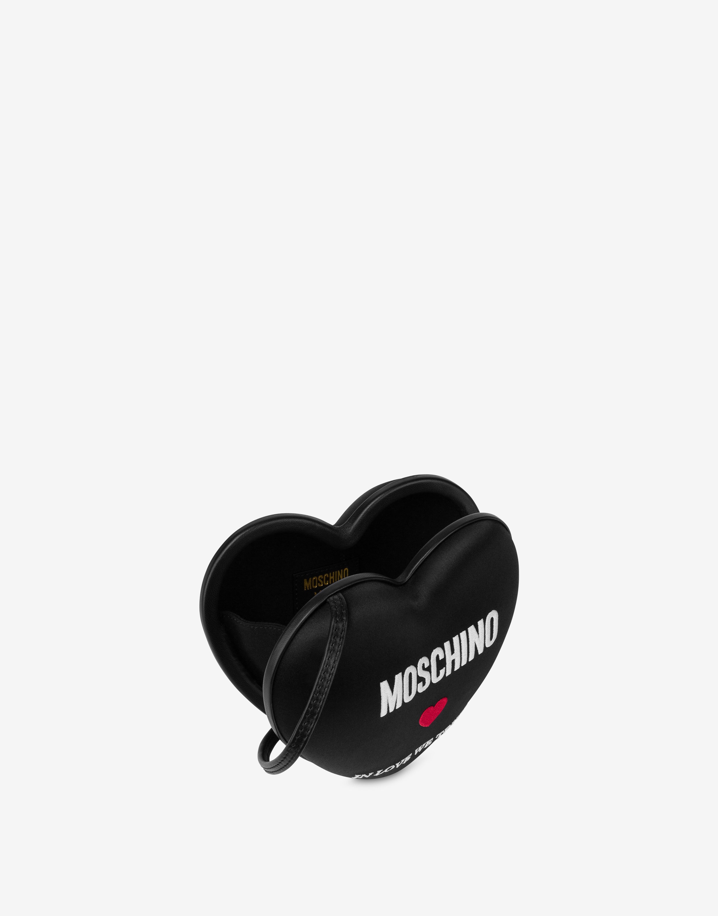 IN LOVE WE TRUST MOSCHINO HEARTBEAT SHOULDER BAG - 3