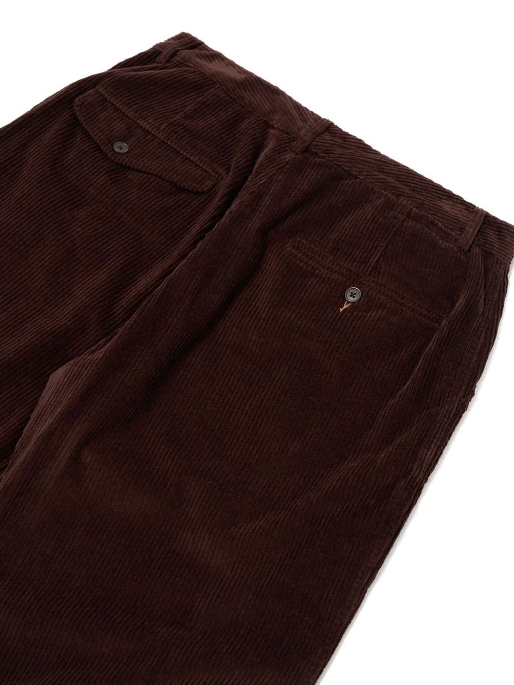 corduroy pleated trousers - 5