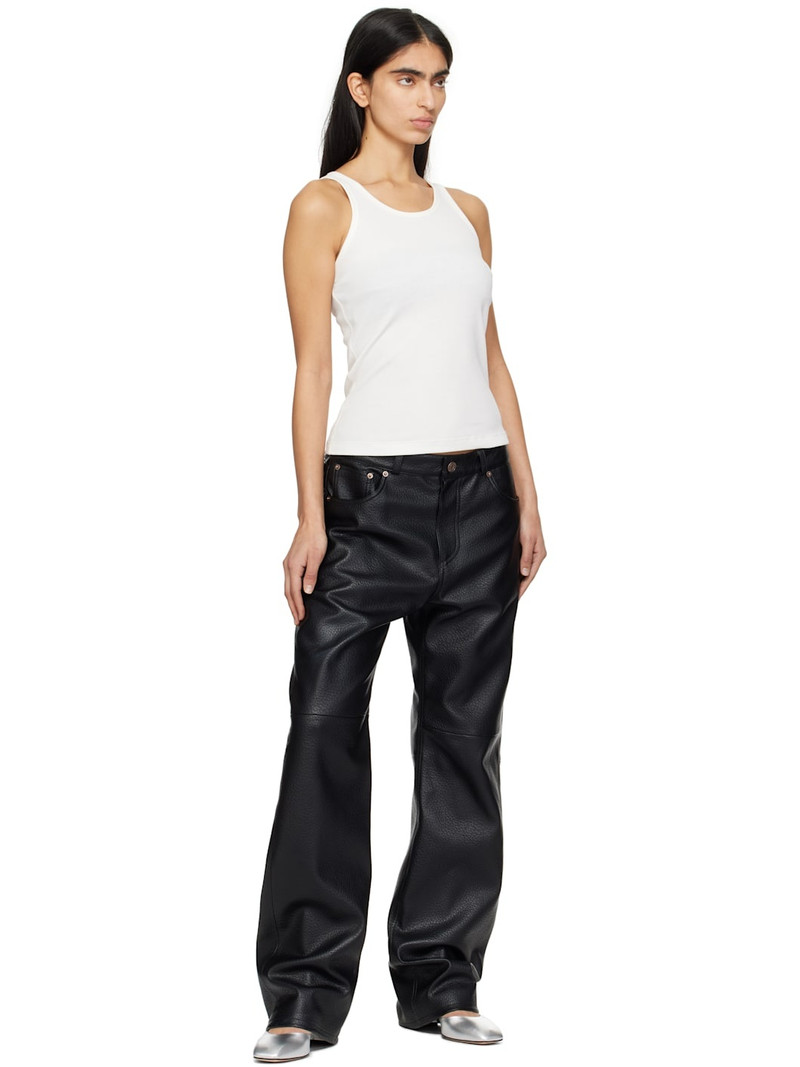 Aeyde Silver Magda Leather Mary-Jane Heels outlook