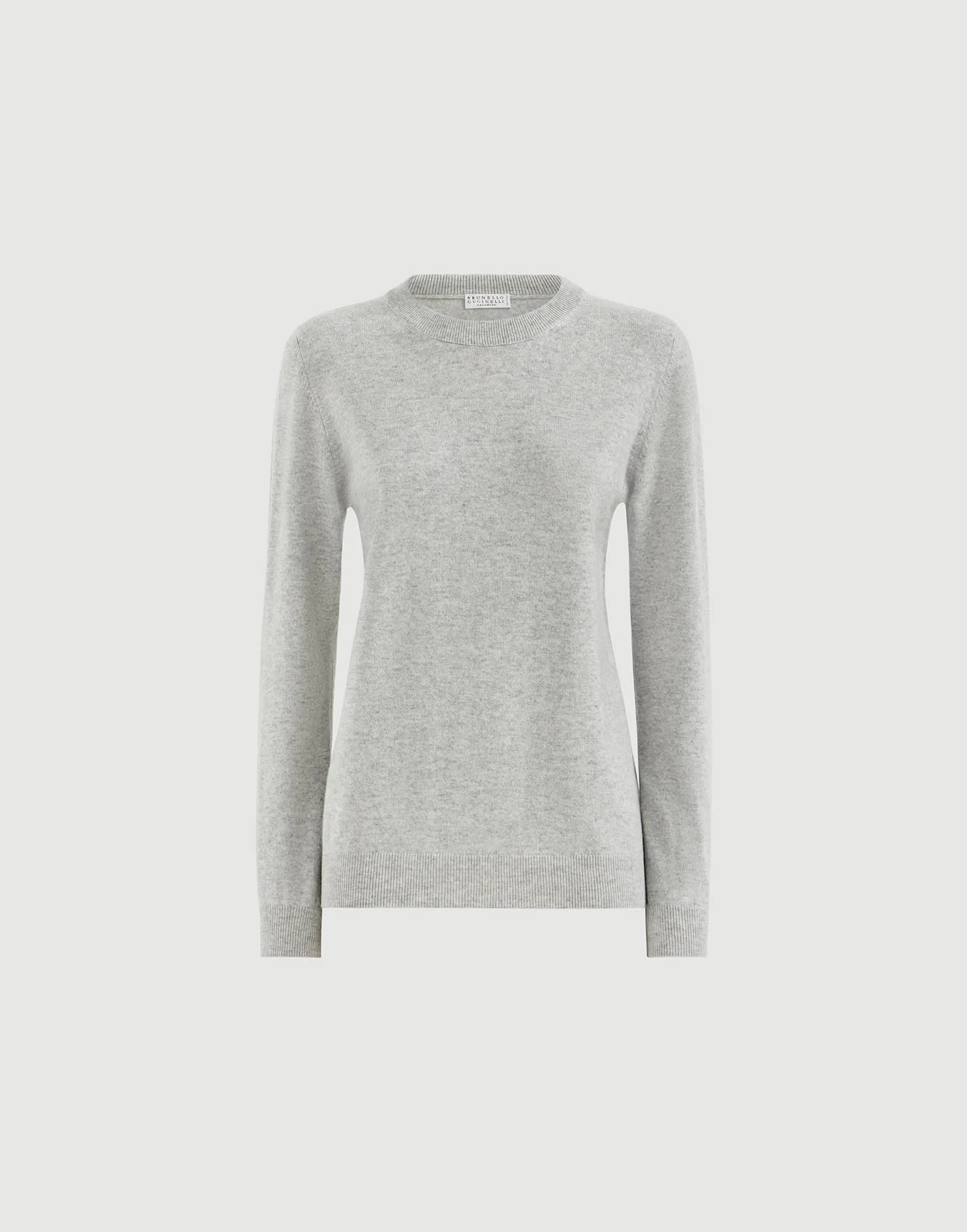Cashmere sweater with monili - 1